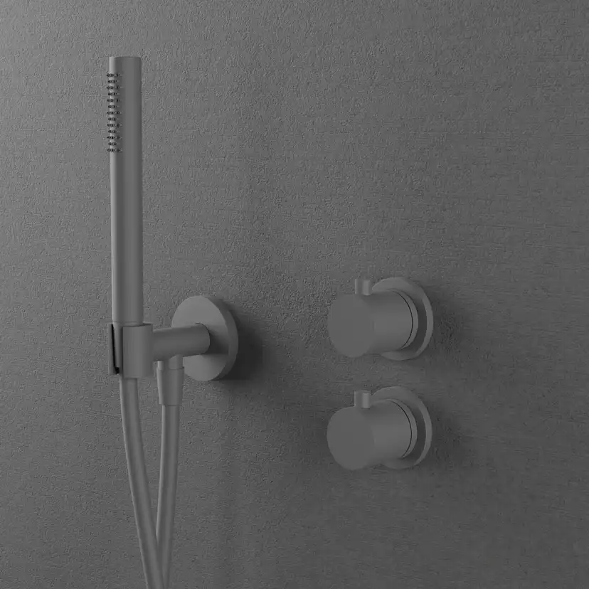 Takduschset Scandtap Steel Harmonized 2Z för Inbyggnad