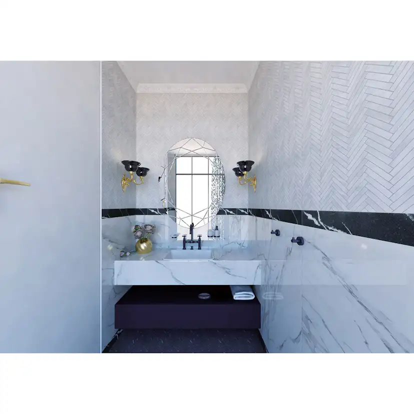 Tandborstglas Bemeta Hematit