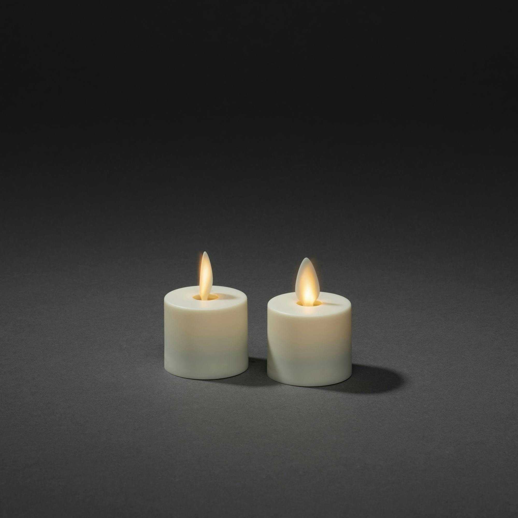 Ljus Gnosjö Konstsmide 3,5x5 cm LED 2-set Batteriljus