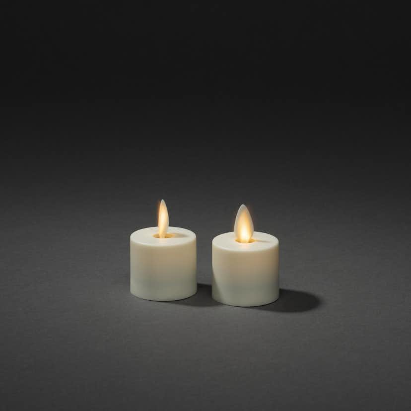 Ljus Gnosjö Konstsmide 3,5x5 cm LED 2-set Batteriljus