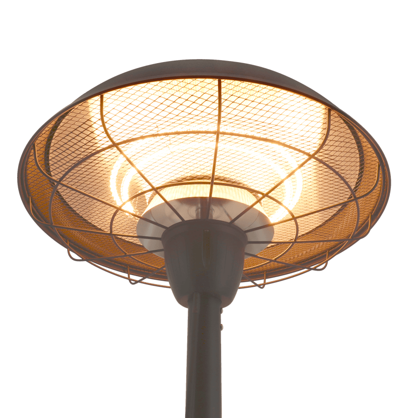 Terrassvärmare HORTUS 2100W Golvmodell HA Svart