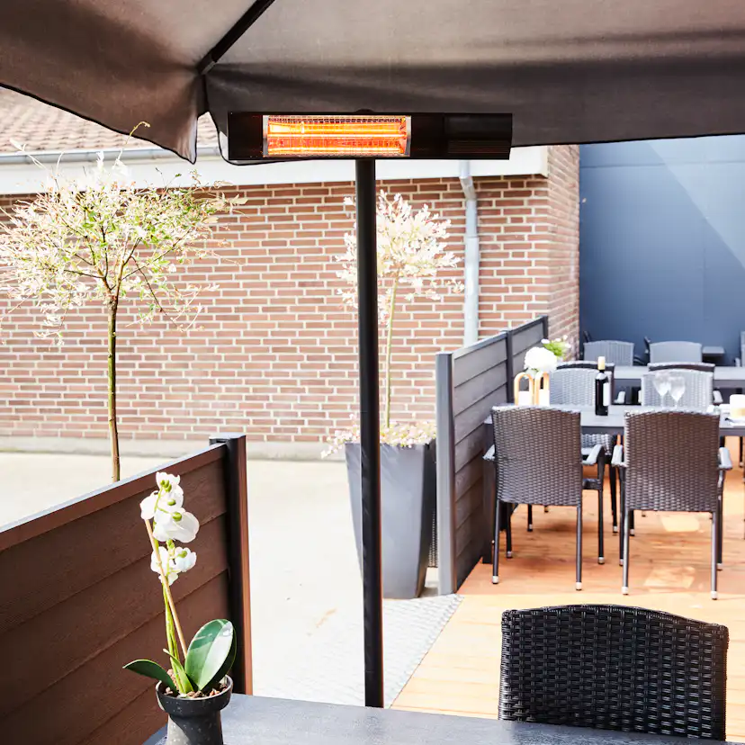 Terrassvärmare HORTUS 1500W Golvmodell GT inkl. Fjärrkontroll