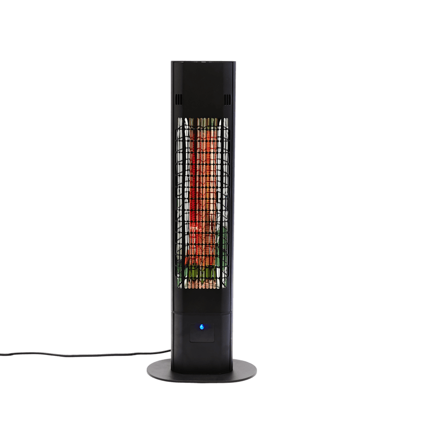 Terrassvärmare HORTUS 1800W Golvmodell inkl. fjärrkontroll Svart