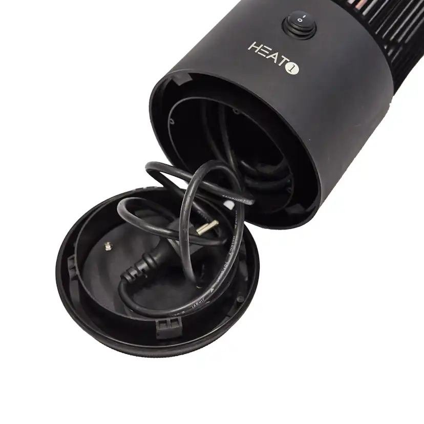 Terrassvärmare HEAT1 ECO High-line Golvmodell 1200W Svart