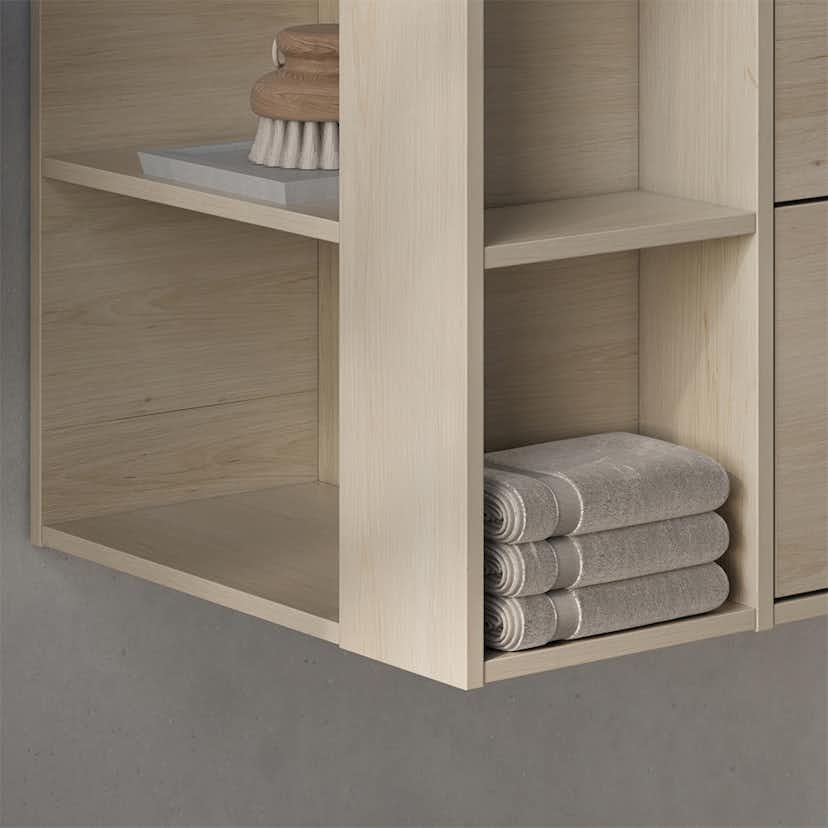 Tvättställsskåp Svedbergs Epos 100x45 med 2 Lådor