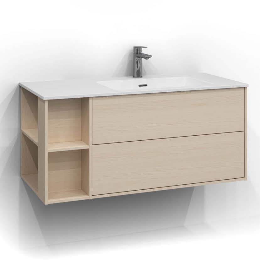 Tvättställsskåp Svedbergs Epos 100x45 med 2 Lådor