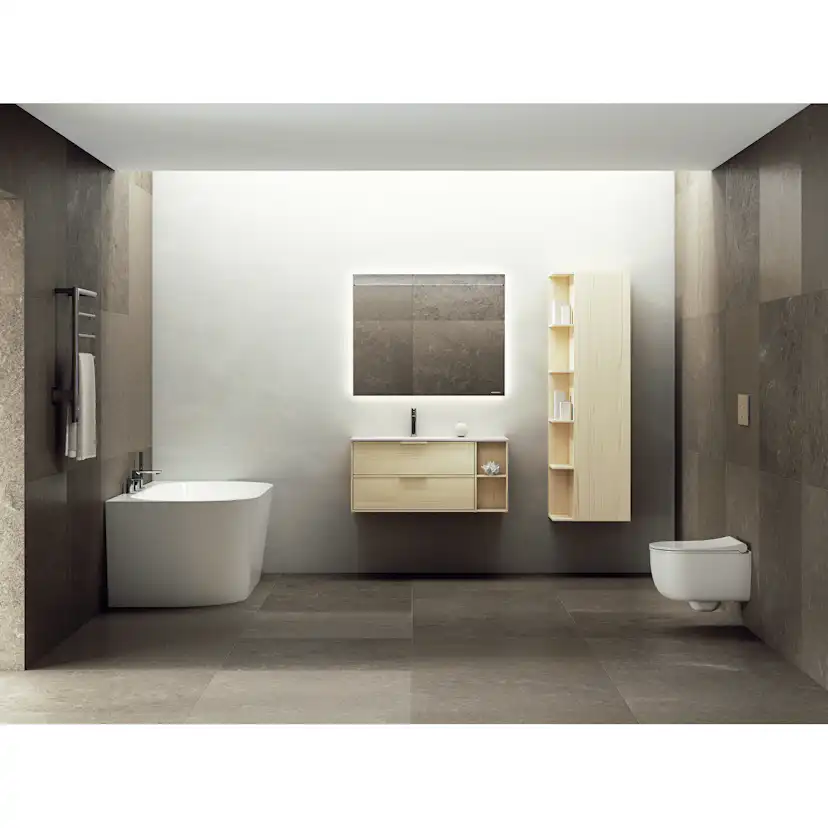 Tvättställsskåp Svedbergs Epos 100x45 med 2 Lådor