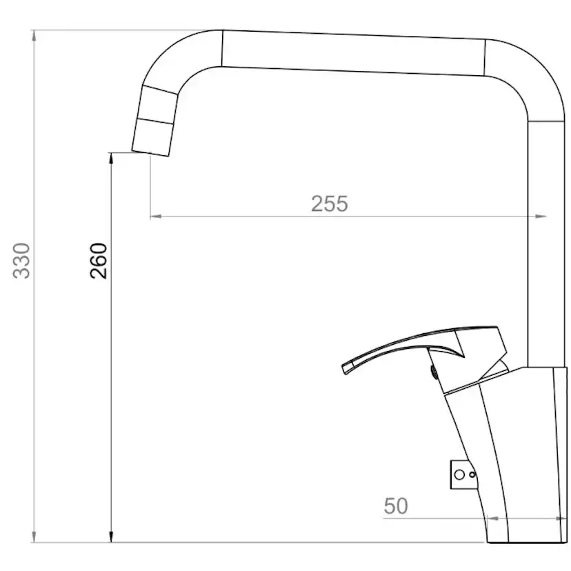 Köksblandare Strand Stainless Majorna MJ-1102