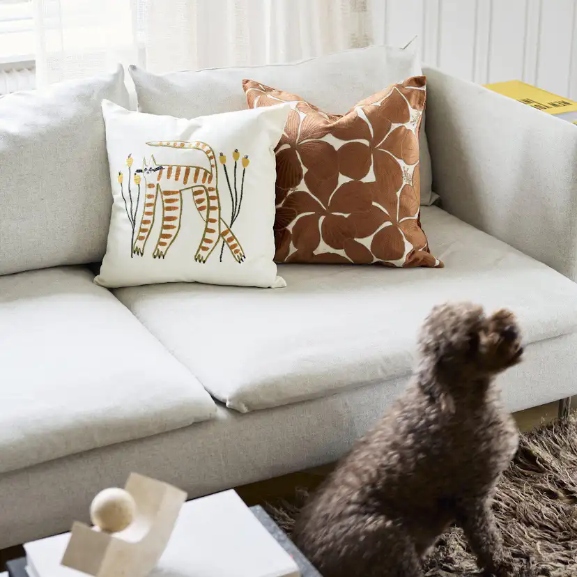 Kuddfodral Svanefors Lilja