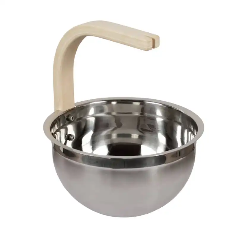 Bastuhink SAWO Böjt Handtag 5L Rostfritt Stål