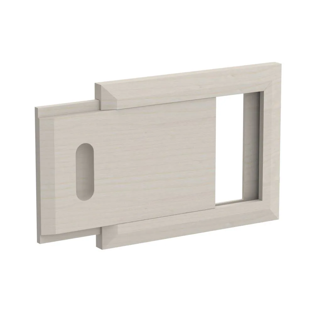 Ventilationslucka SAWO Fyrkant Trä 215x170 mm