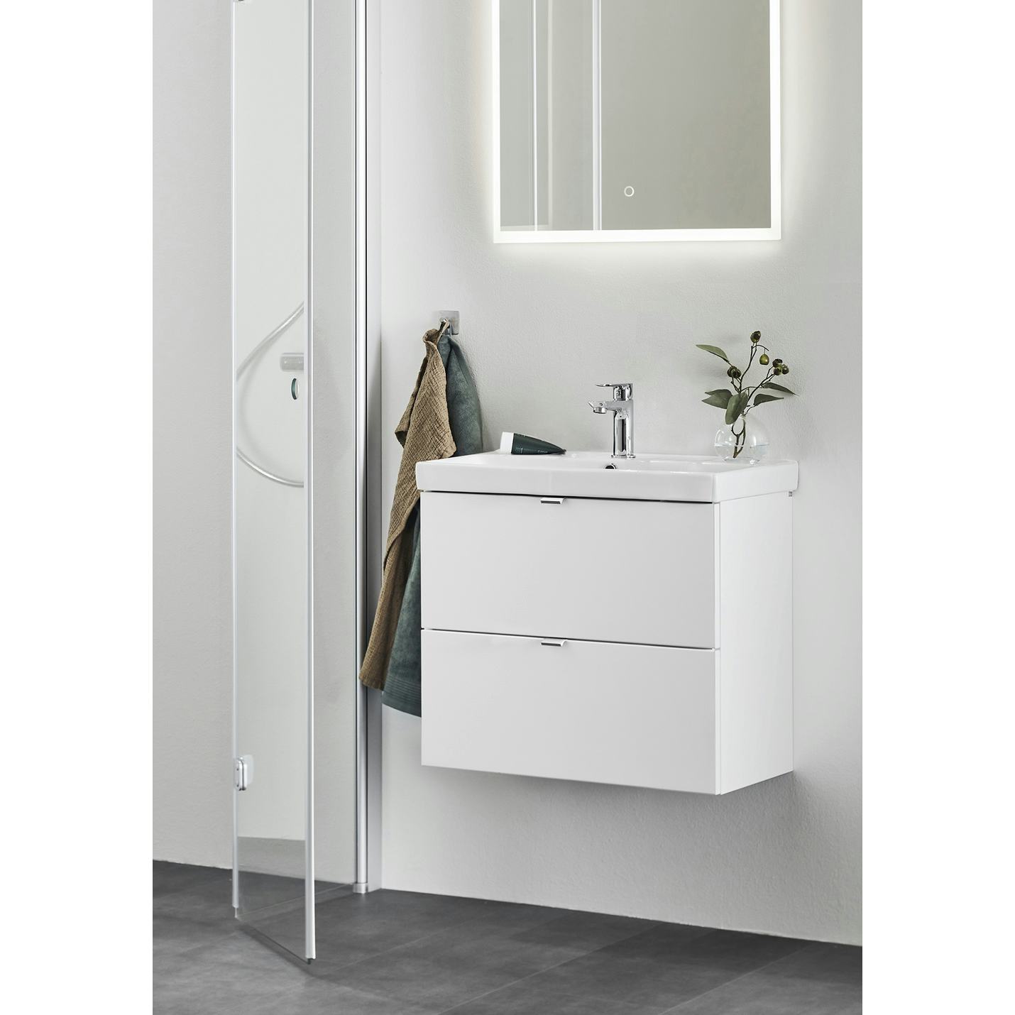 Tvättställsskåp Hafa Neat med Tvättställ och Lådor