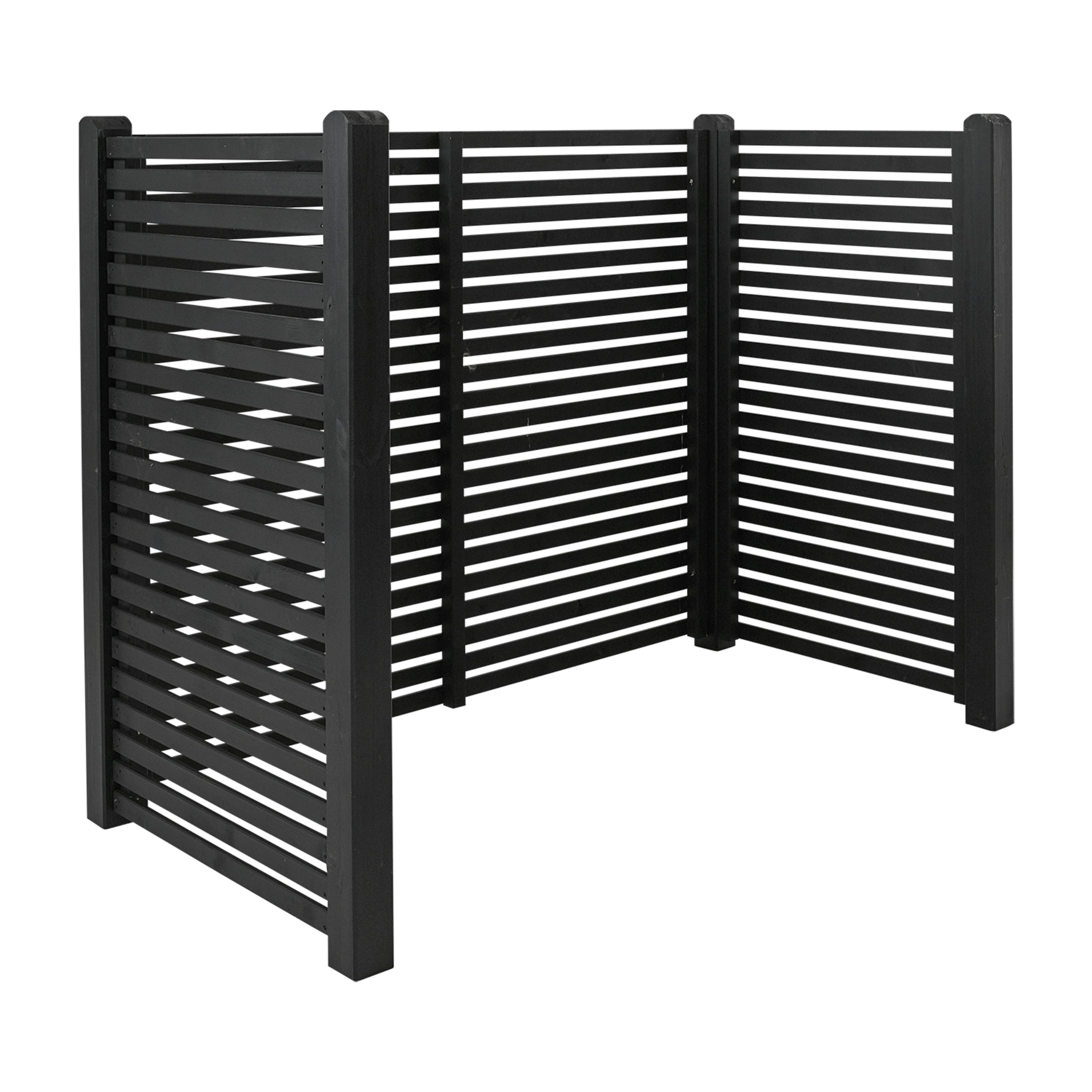 Avfallsskjul PLUS Tokyo Svart