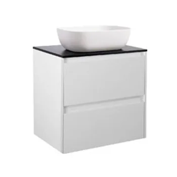 Tvättställsskåp Alterna Luxor med Bänkskiva Kvartskomposit och Rektangulärt Tvättställ