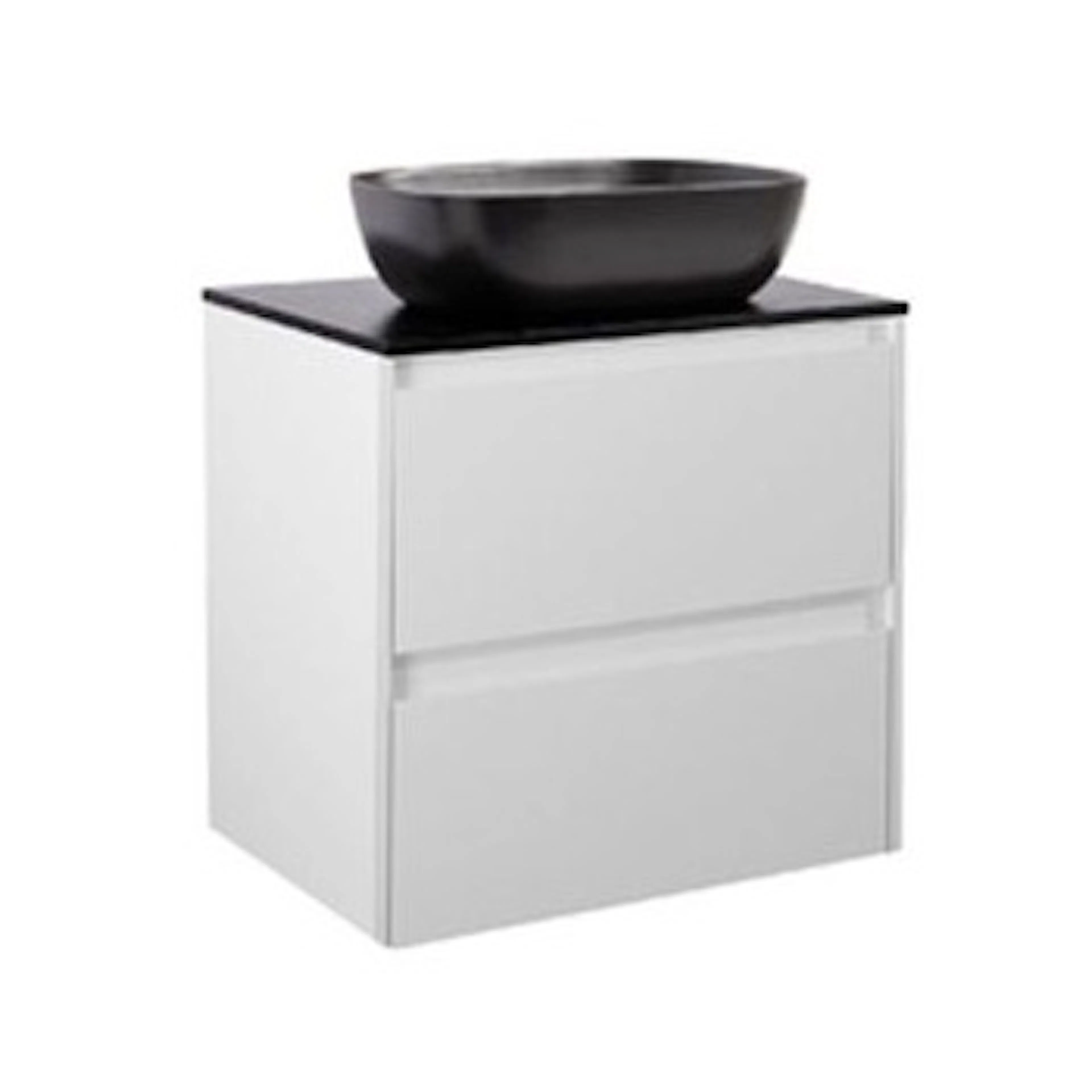 Tvättställsskåp Alterna Luxor med Bänkskiva Kvartskomposit och Rektangulärt Tvättställ