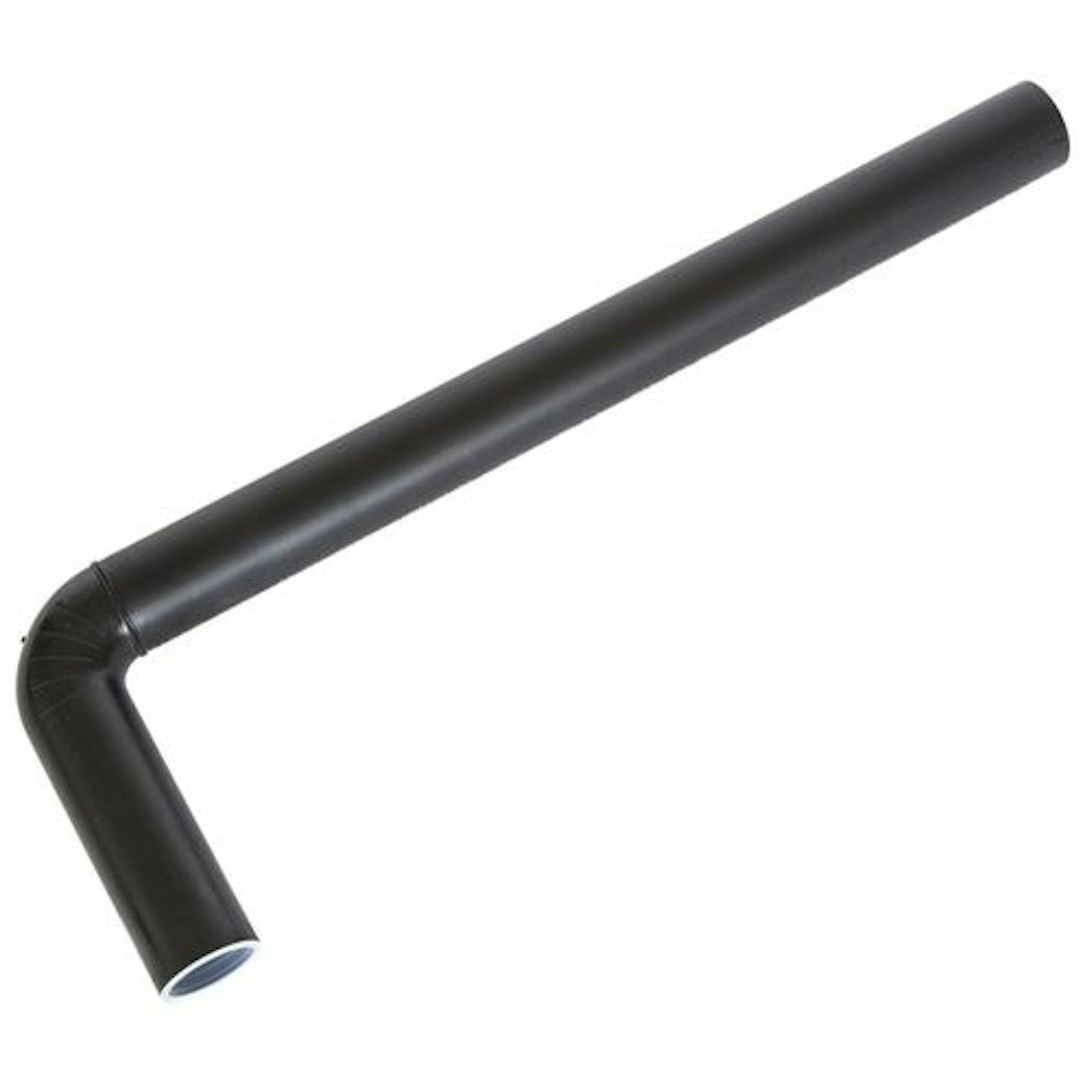 Utloppsrör Alterna Svart Enkel