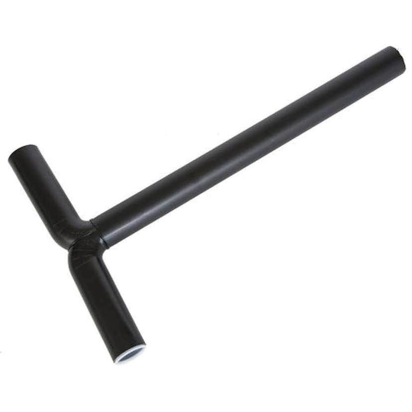 Utloppsrör Alterna Svart Dubbel