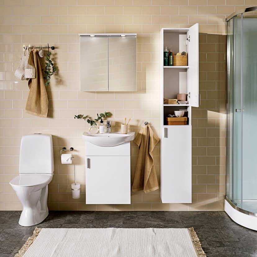 Spegelskåp Alterna Basic Aqua