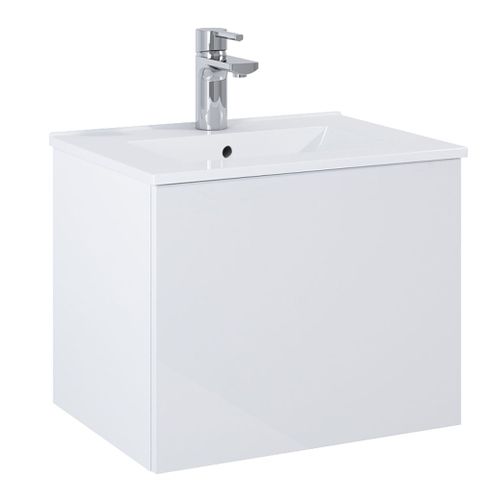 Tvättställsskåp Alterna Ella Kompakt med Ariella Porslin Tvättställ