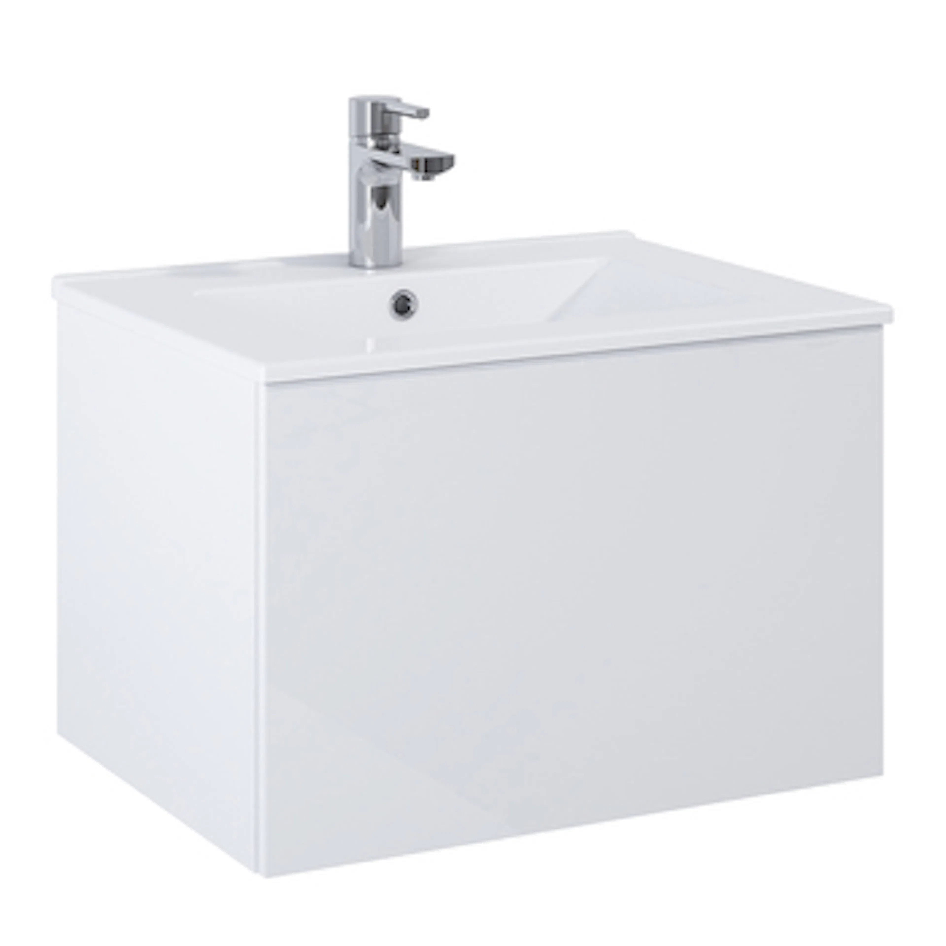 Tvättställsskåp Alterna Ella Kompakt med Ariella Porslin Tvättställ