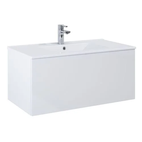 Tvättställsskåp Alterna Ella med Ariella Porslin Tvättställ