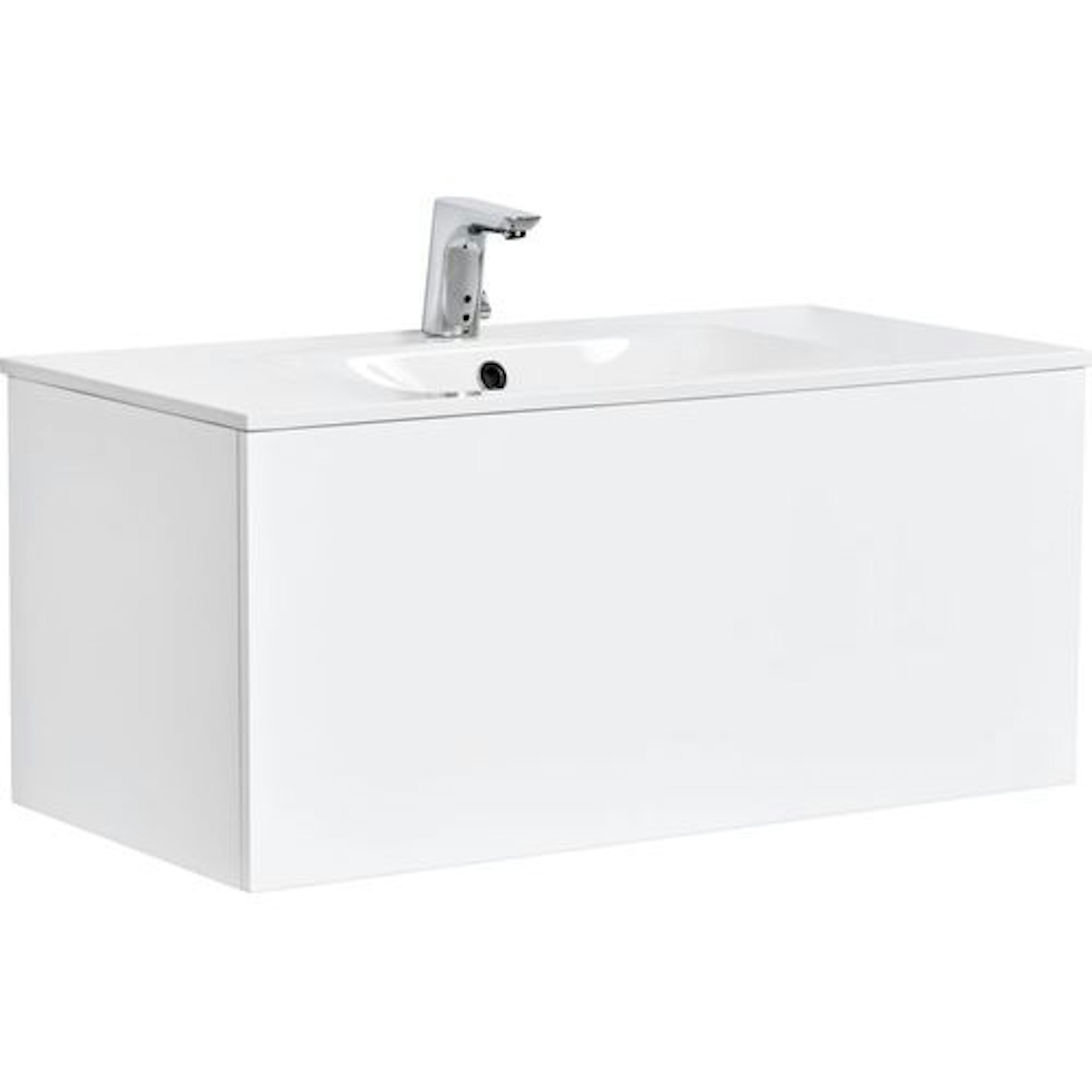 Tvättställsskåp Alterna Ella med Ariella Mineralkomposit Tvättställ