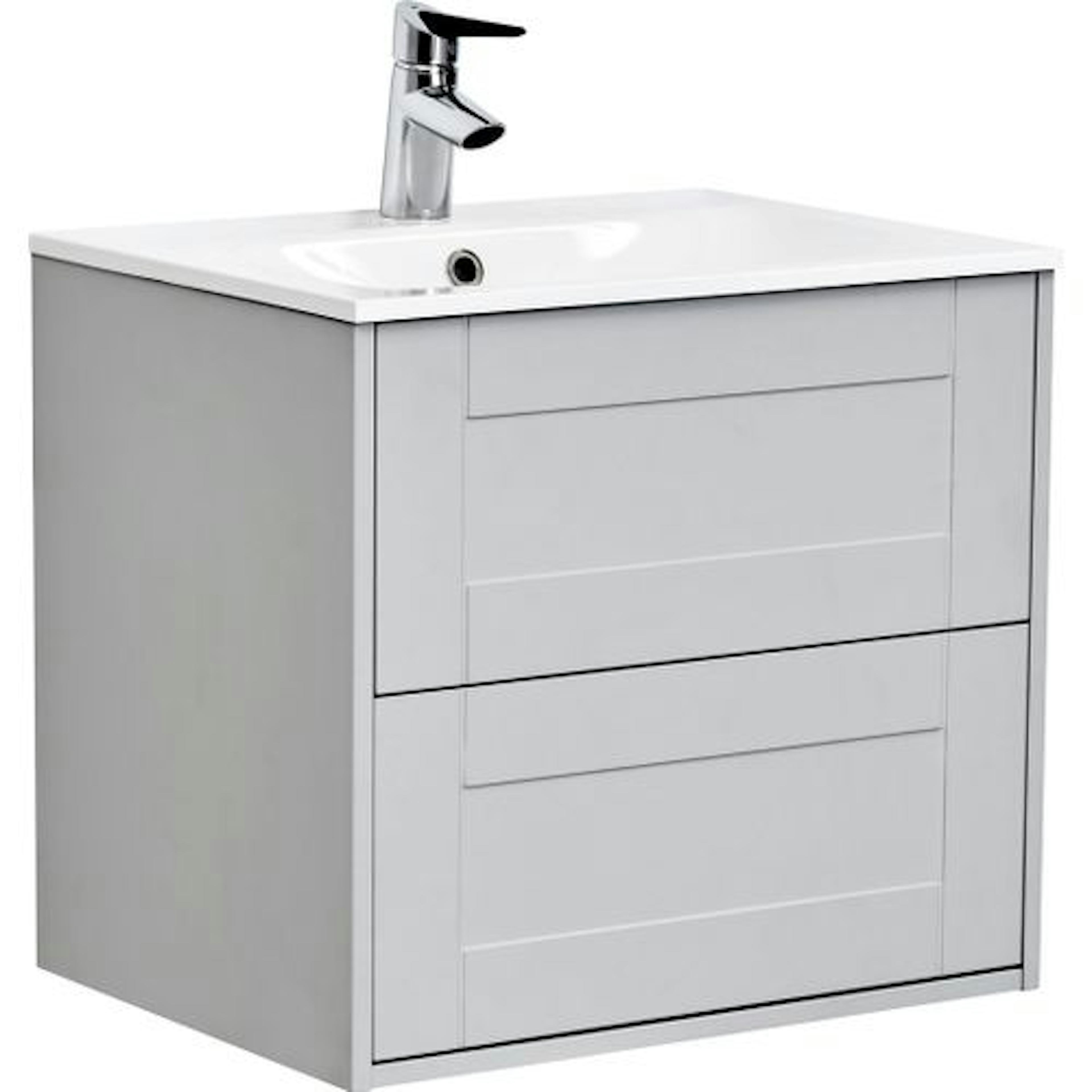 Tvättställsskåp Alterna Gabriella med Ariella Mineralkomposit Tvättställ