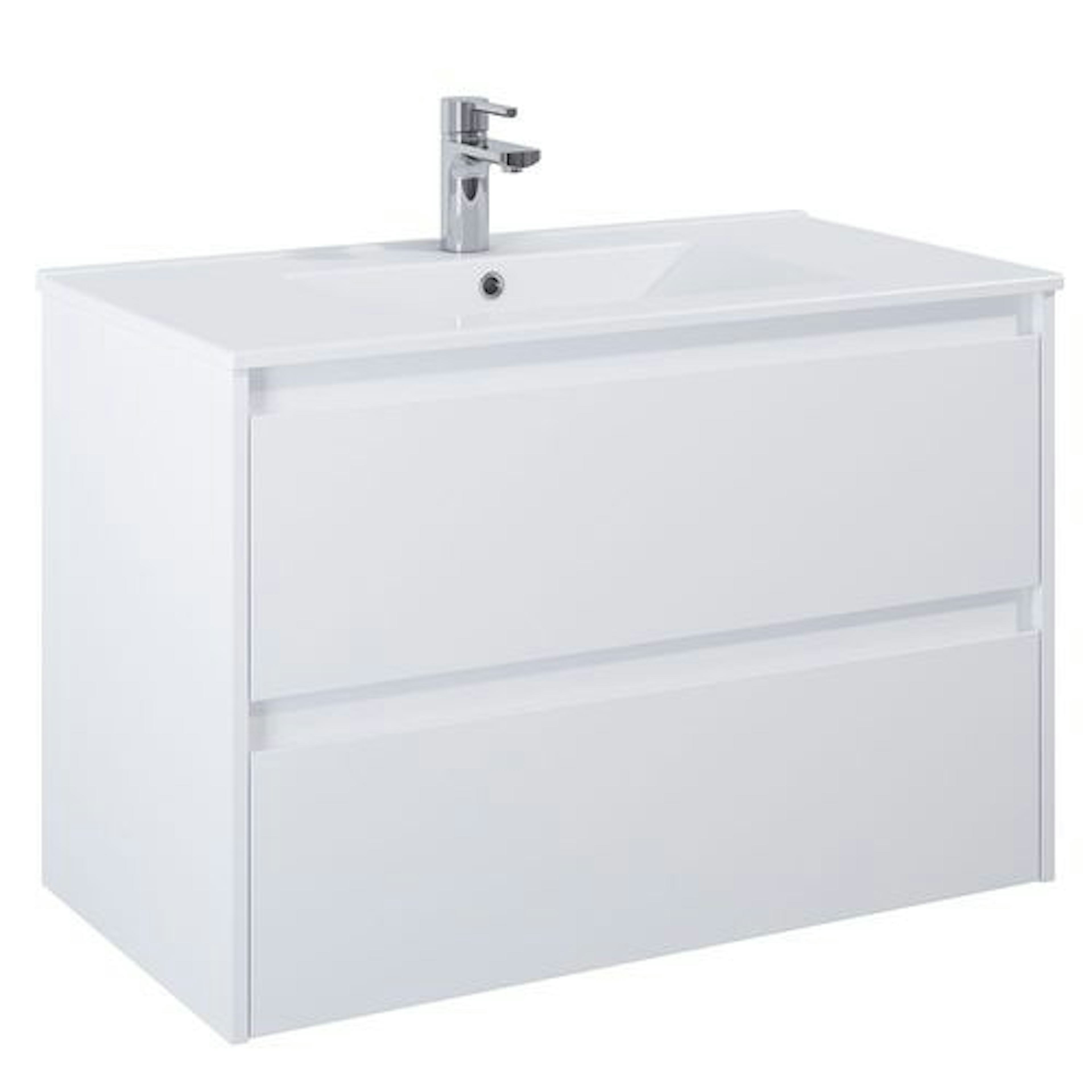 Tvättställsskåp Alterna Luxor med Porslin Tvättställ