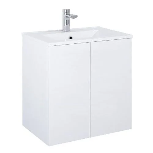 Tvättställsskåp Alterna Isella Lucka med Ariella Mineralkomposit Tvättställ