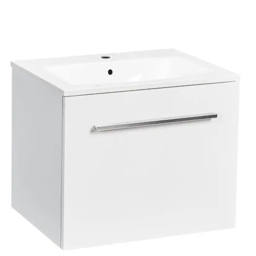 Tvättställsskåp Alterna Ella Aqua med Ariella Tvättställ