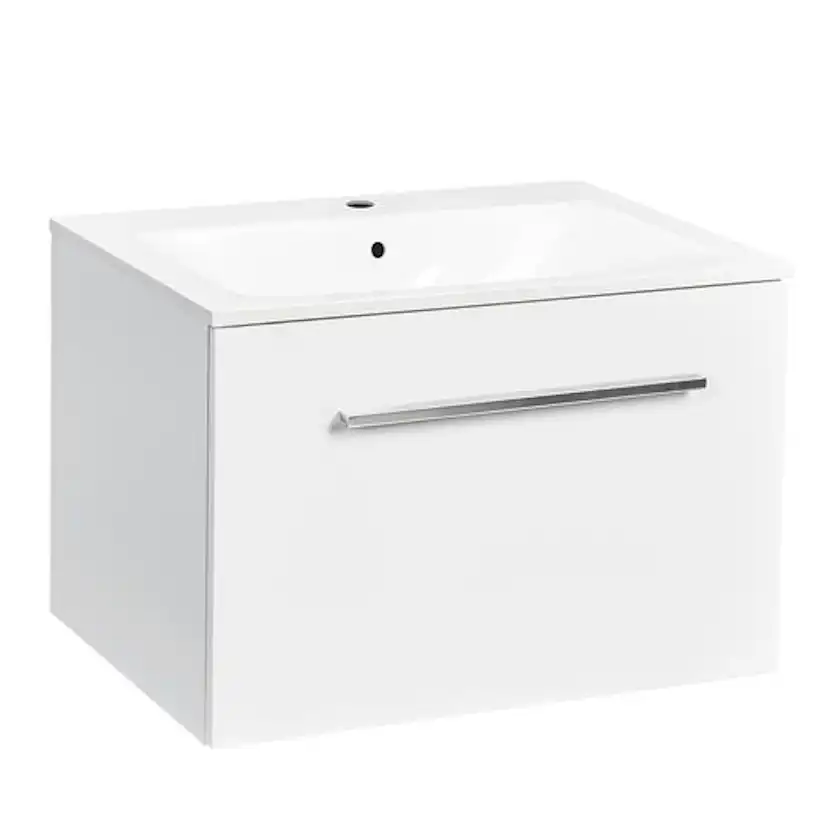 Tvättställsskåp Alterna Ella Aqua med Ariella Tvättställ