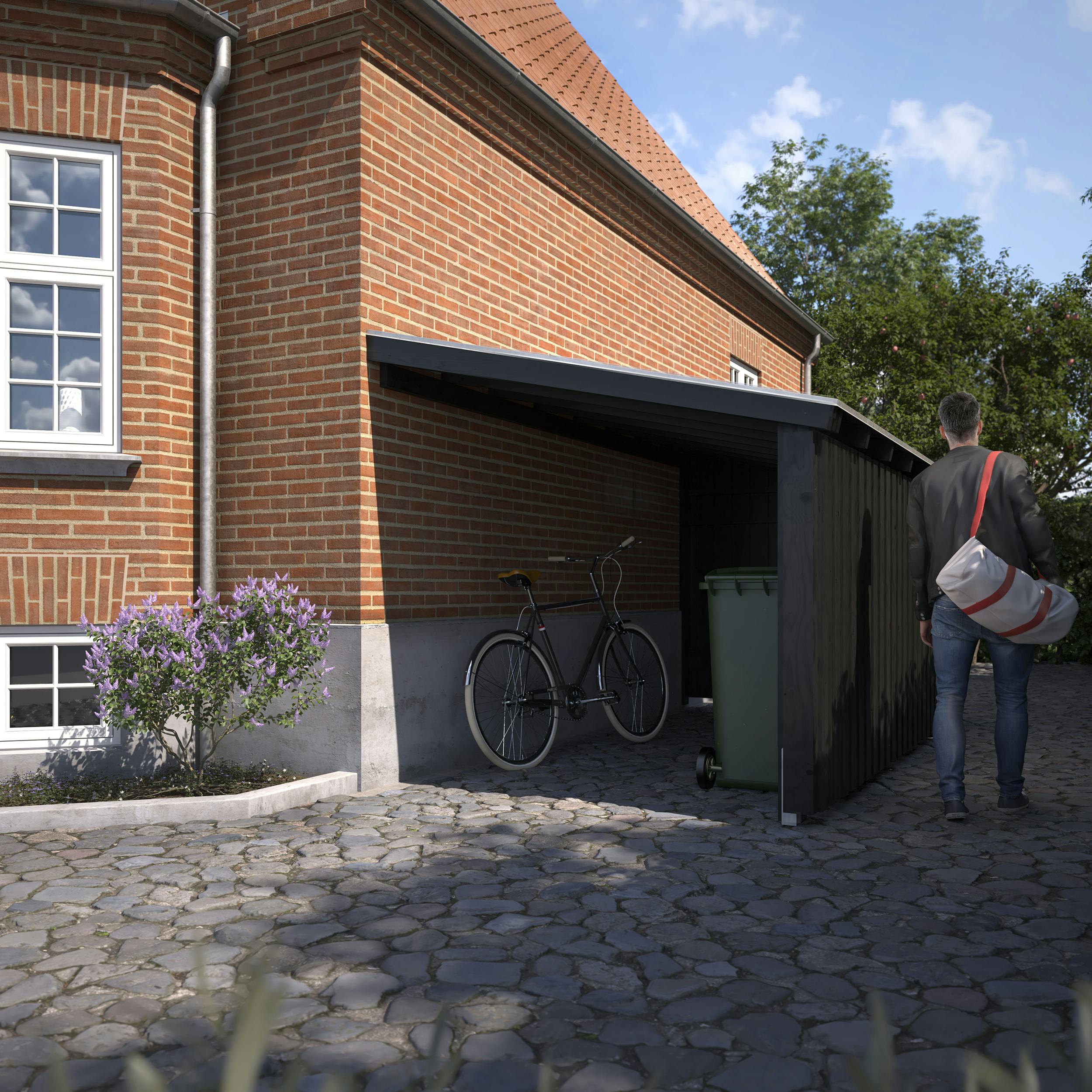 Bod PLUS Nordic Multi Trädgårdshus Väggmodel