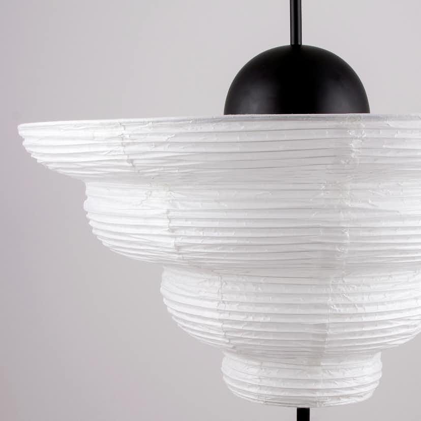 Taklampa Globen Lighting Kyoto Vit