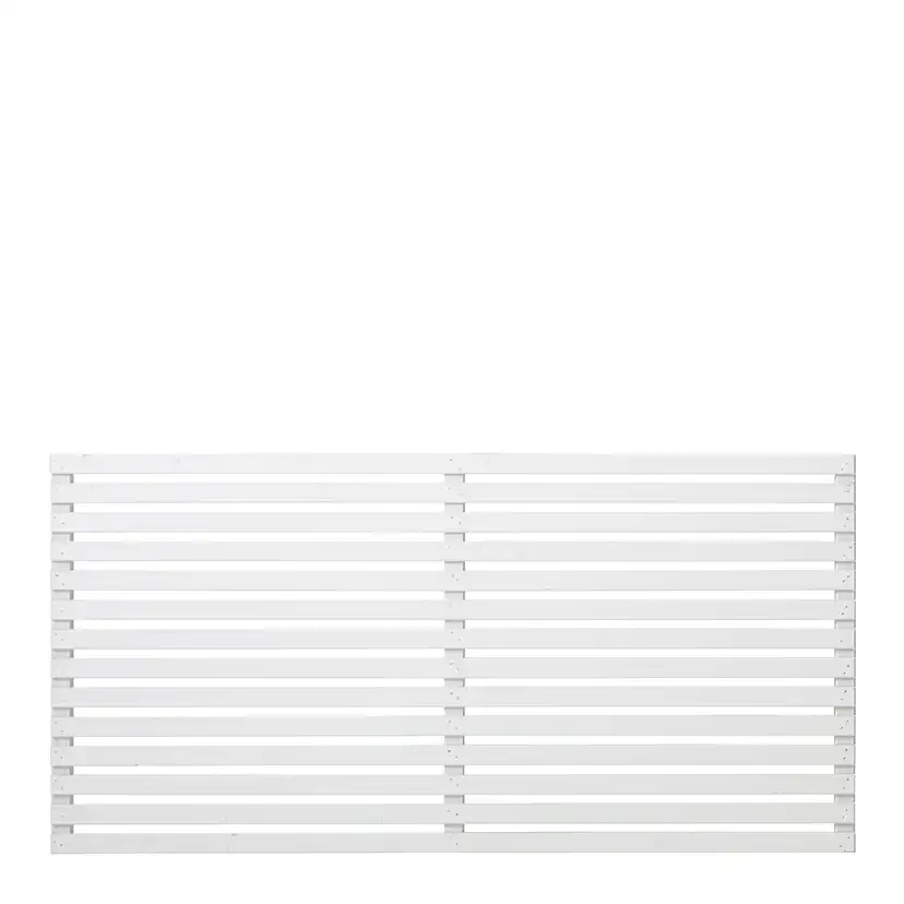 Staket PLUS Tokyo Grundmålad Vit 180×140 cm