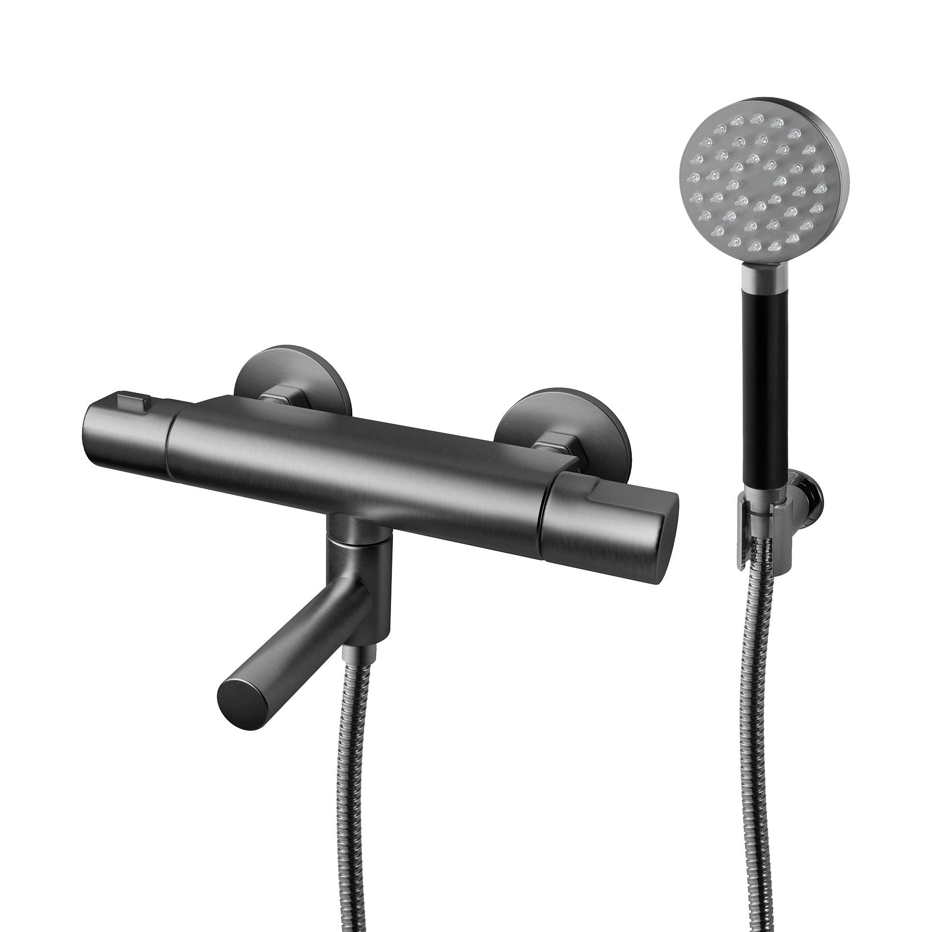 Brushed Black Chrome