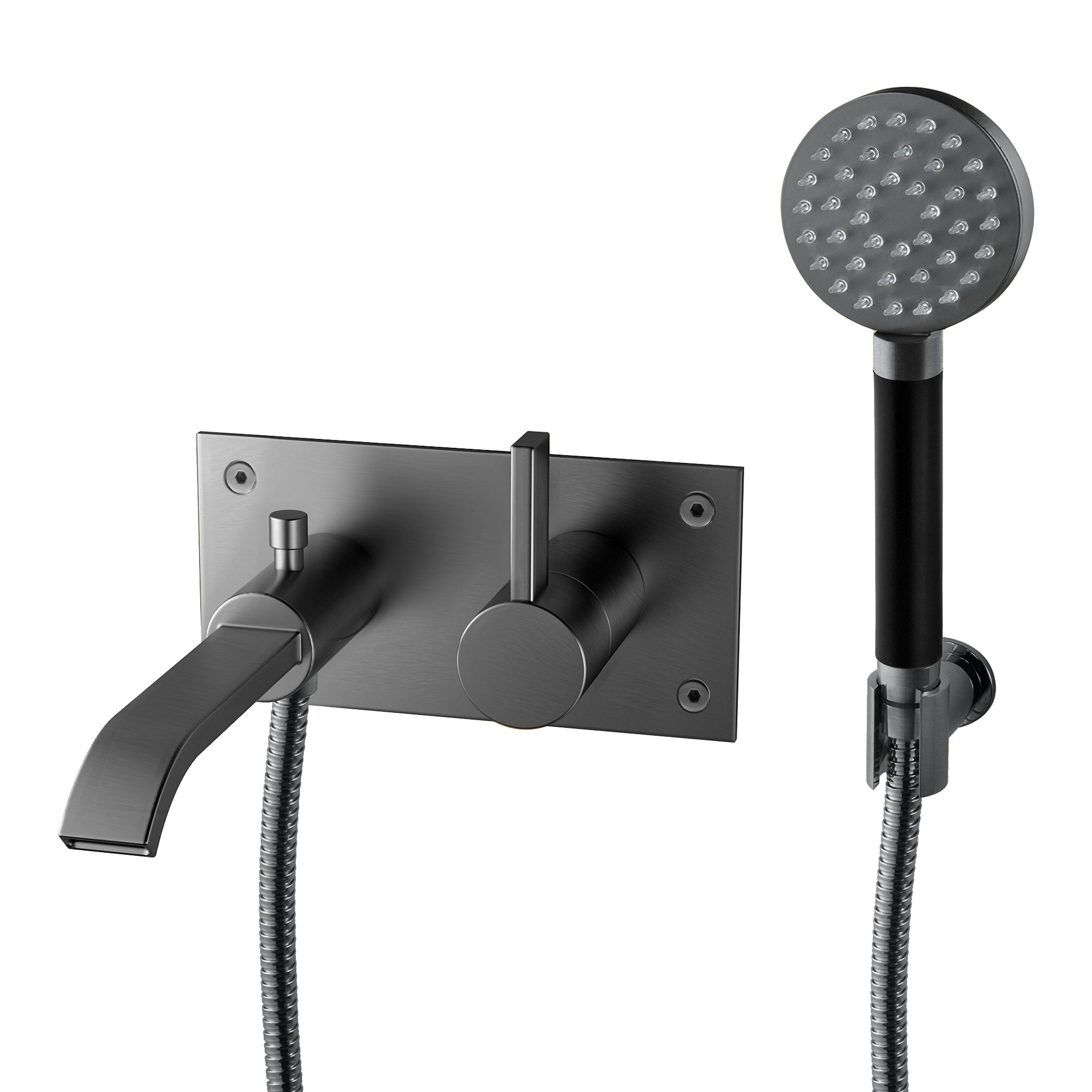 Brushed Black Chrome