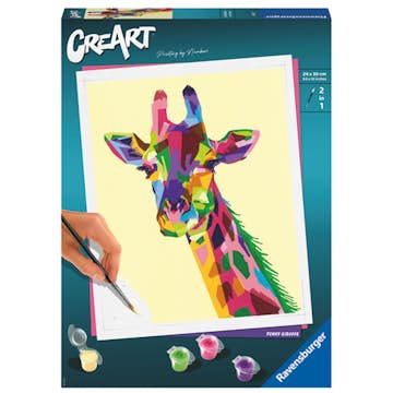 Pyssel Ravensburger CreArt Funky Giraffe