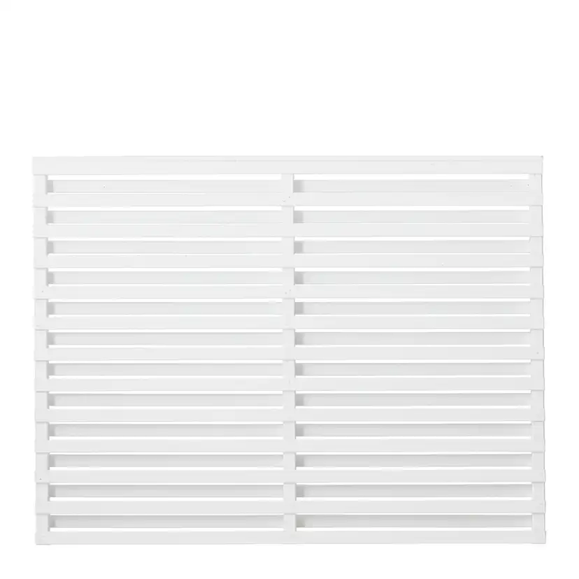 Staket PLUS Osaka Grundmålad Vit 180×136 cm
