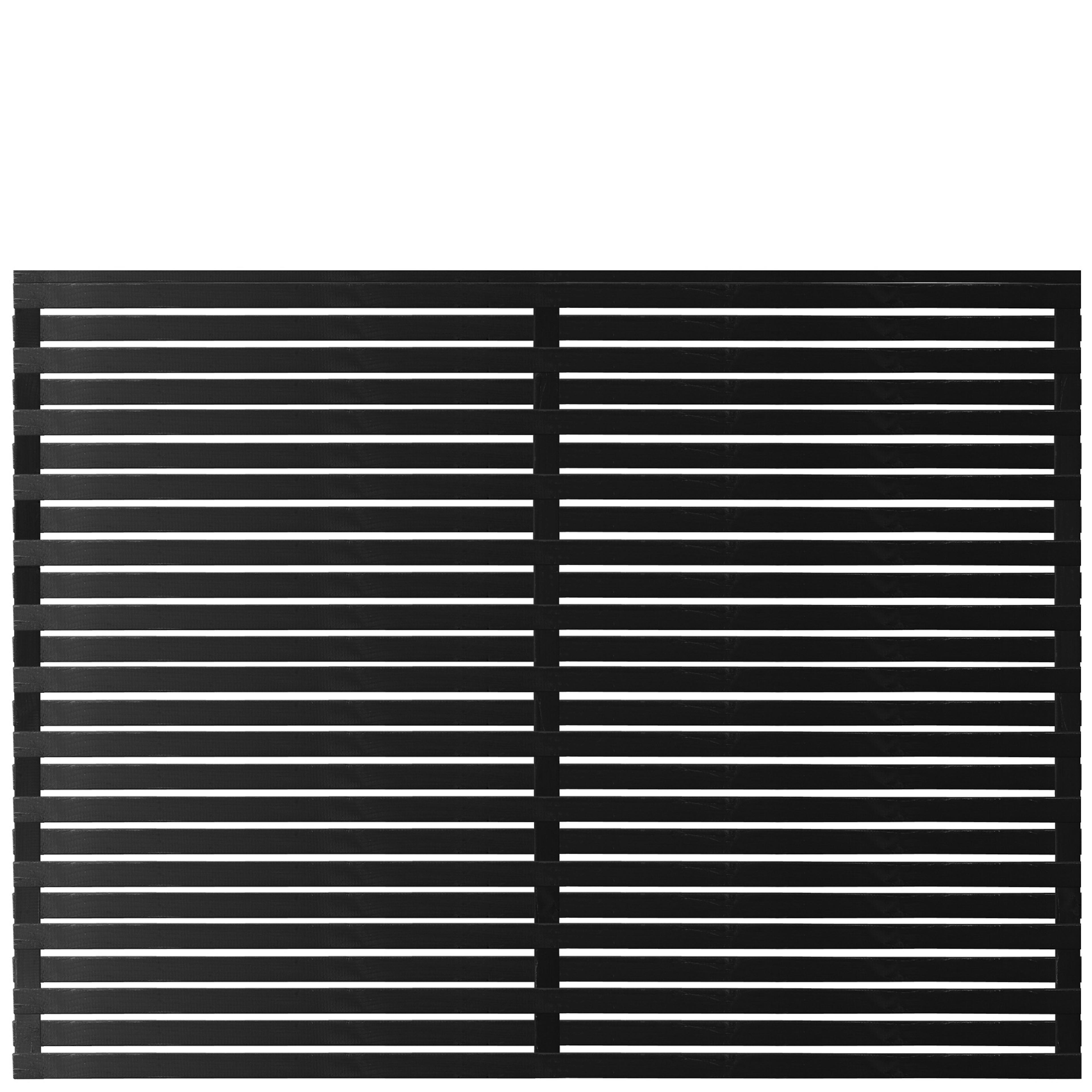 Skärm PLUS Osaka 180x136 cm Tryckimpregnerad grundmålad svart