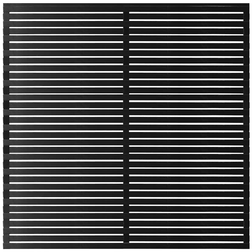 Skärm PLUS Osaka 180x180 cm Tryckimpregnerad grundmålad svart