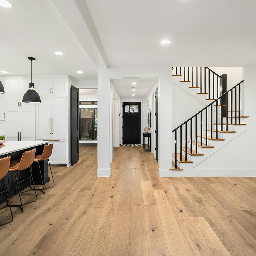 Parkettgolv NQD Oak Cortado 5G Ek, Mattlackat 1-Stav