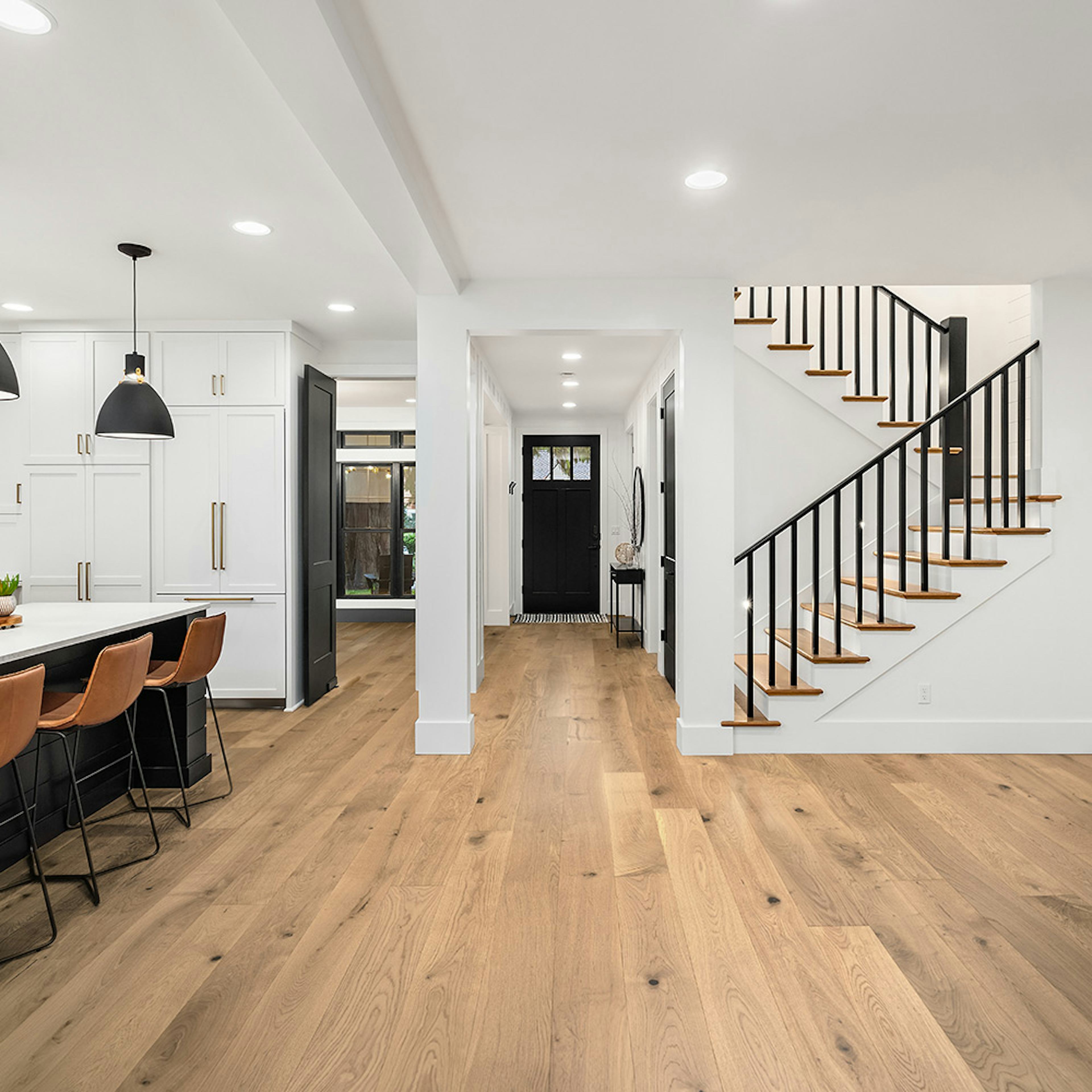 Parkettgolv NQD Oak Cortado 5G Ek, Mattlackat 1-Stav