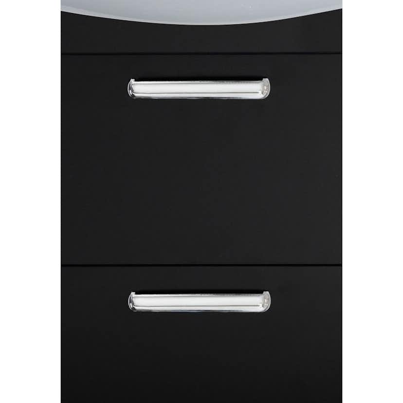 Tvättställsskåp Hafa Life med Tvättställ Svart Matt