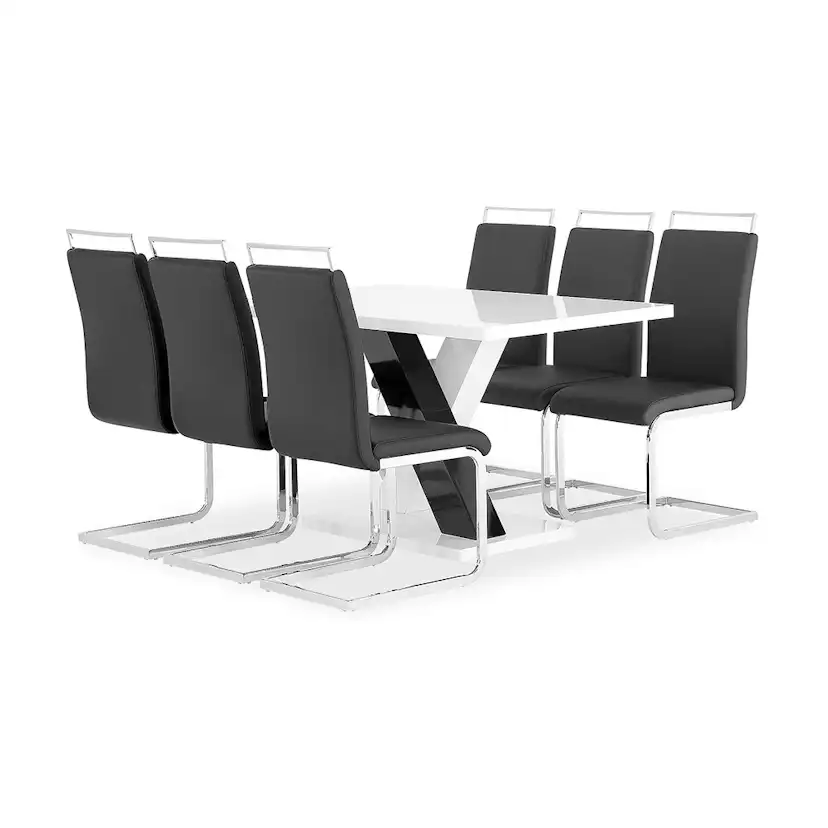 Matgrupp Scandinavian Choice Cesi med 6 Isoda Stolar