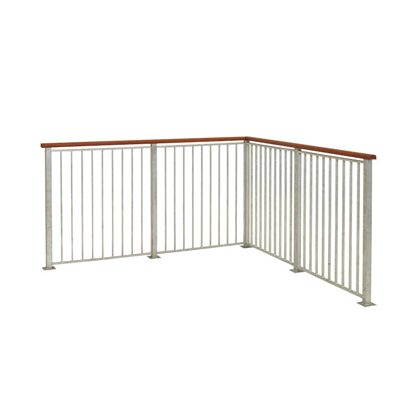 Skärm PLUS Terass 90x98 cm Varmgalvaniserad