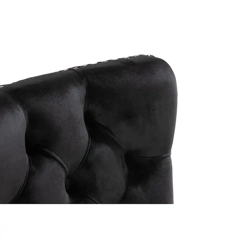 Matstol In Living Bergviken Sammetsklädd Svart Stol 2 st