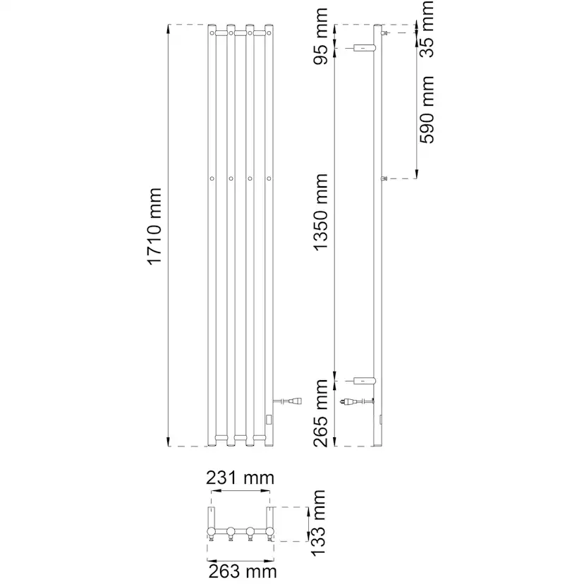 Handdukstork Habo Heather 04