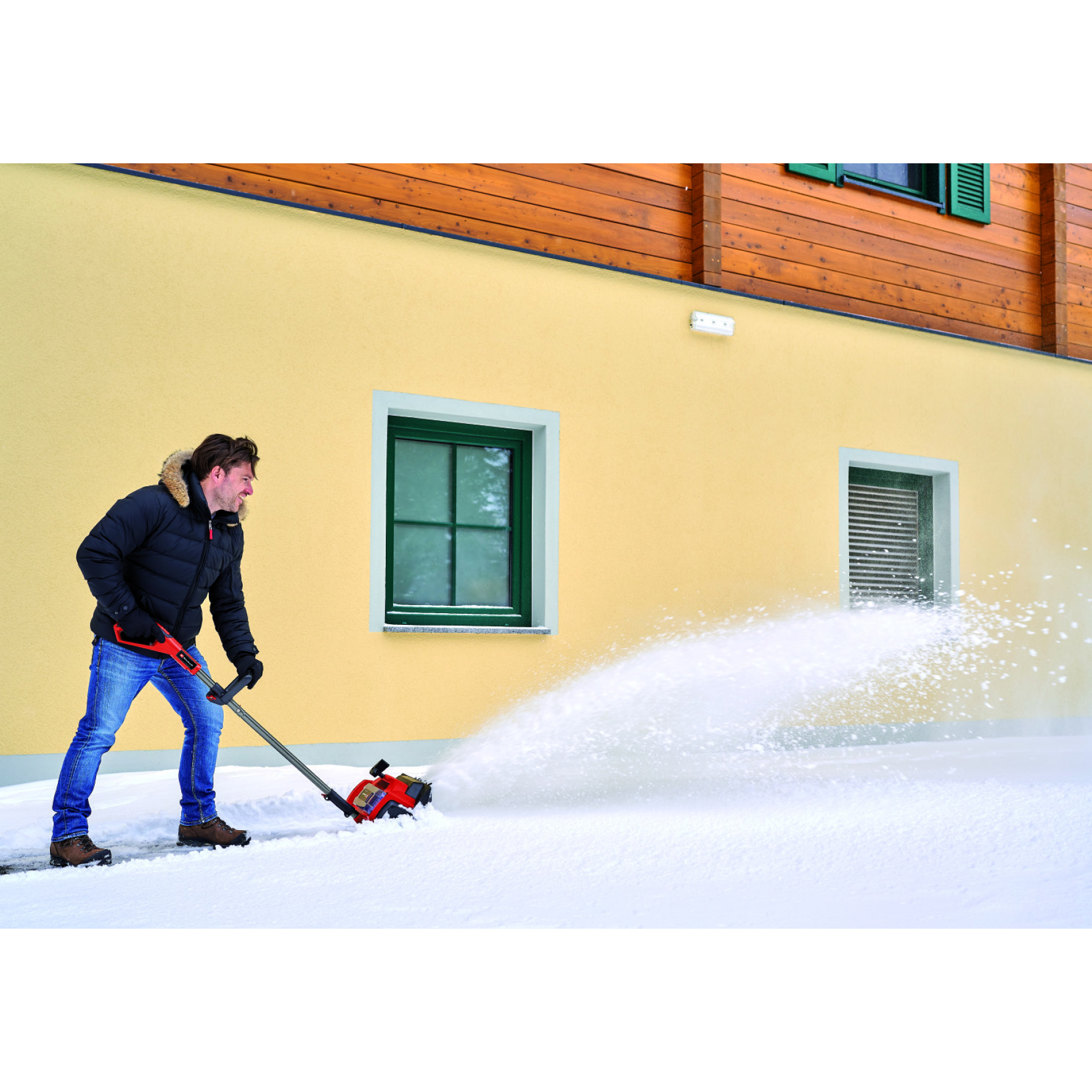 Snöslunga Einhell GE-ST 36/40 Li E-Solo 36 Volt Sladdlös exkl. Batteri och Laddare