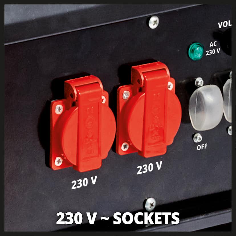 Elverk Einhell TC-PG 65/E5 med 2x 230 V 3400 W