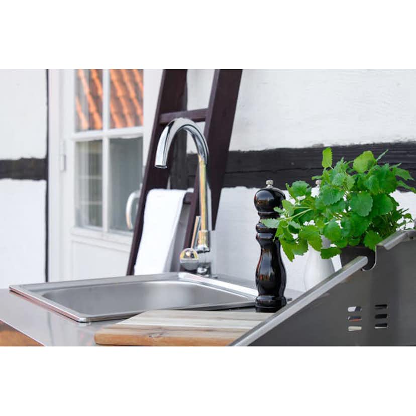 Diskbänk Myoutdoorkitchen Classic Line Stainless 304SS Med Förvaringsskåp